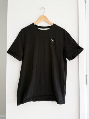 AMI x PUMA - Mens - Cotton t-shirt - Black - Medium